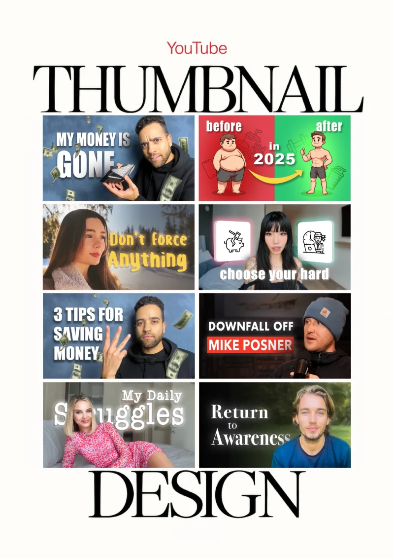 YouTube Thumbnail Design