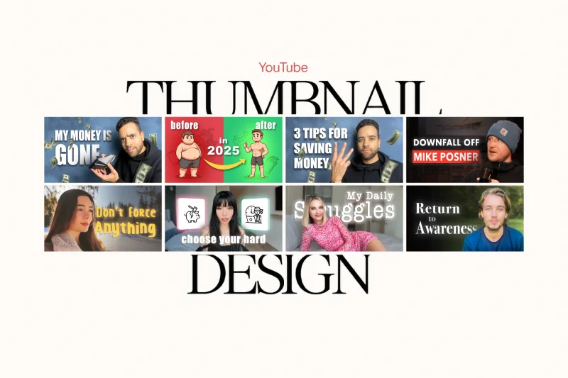 YouTube Thumbnail Design